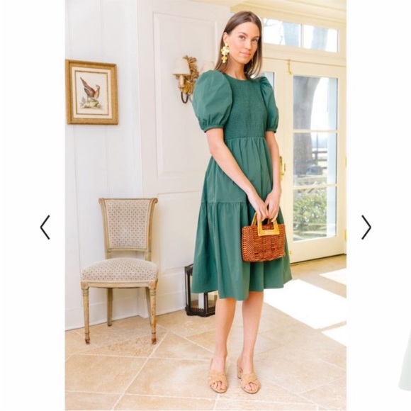 Tuckernuck green Sussex dress size Small - Picture 3 of 7